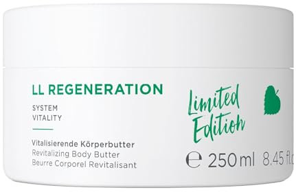 ANNEMARIE BÖRLIND LL REGENERATION Vitalisierende Körperbutter (250ml) - Beschleunigt Nachweislich die Hauteigene Zellerneuerung, Für Trockene Haut, Vegan