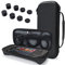 DLseego Tragetasche Kompatibel mit Valve Steam Deck, Harte Tragbare Schützende Hülle 8 Joystick-Kappe, Reisetasche für Steam Deck Konsole und Spiele Zubehör-Schwarz