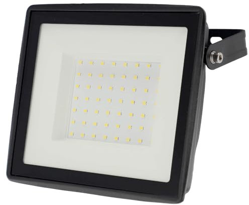 EDO, projecteur DORAN LED 4000K, 4300lm, 50W, halogene led exterieur, projecteur exterieur led, eclairage chantier, eclairage led exterieur, spot led ip65, projecteur led, EDO777219