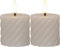 Star Trading 061-11 LED-Echtwachs-Kerze Flamme Swirl Votive
