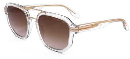 Marc Jacobs Unisex Marc 588/s Sunglasses, 900/HA Crystal, 53