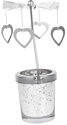 OSALADI Metall Kerzenhalter Für Led Kerzen Drehbarer Kerzenständer Als Desktop-ornament Stilvoller Kerzenhalter Aus Metall Für Tischdeko