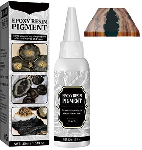 Epoxy Pigment Paste, 30 ml of Fade Resistant Resin Pigments, Epoxy Dye with Strong Power, Colouring Power, Odorless Ocean Waves and Water Effects for Making