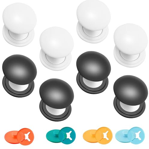 PENCHUAN 8 Stück startnummer Magnete Startnummernmagnete zur Startnummer Befestigung 4 Stoffknöpfe Startnummernhalter Magnetische Clips zum Einsatz bei Marathon, Halbmarathon