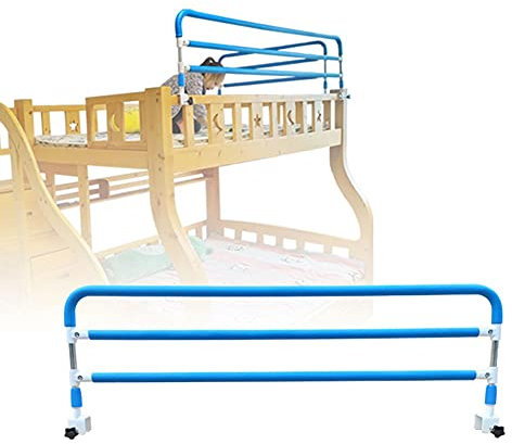 Sicheres und zuverlässiges Bettgitter für ältere Menschen – verstellbare Armlehnen – Anti-Drop-Geländer – ideal für Hoch- und Tiefbett-Etagenbetten – Etagenzaun stanzfreie Nachttischwand
