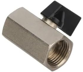 Aqxybgt 1/8 1/4 3/8 1/2 Innengewinde Messing Kugelhahn BSP Innengewinde Luftkompressor Schalter Wasser Gas Öl Absperrventile(3/8)