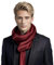LA FERANI Herren Schal 100% Seide Chiffon Halstuch Seidenschal 180x90cm Uni Farbe für Anzug Wein Rot Stola Business Style Geschenk für Ihn (Wein Rot)