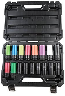 Radschrauben Spezial Linksausdreher Schonnüsse Satz 18-tlg