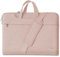 Voova Laptoptasche Tasche 17 17,3 Zoll Notebook Schultertasche Umhängetasche Tragetasche Notebooktasche leicht mit Versteckbarer Griff für Laptop 17.3 Prinzessin Rosa
