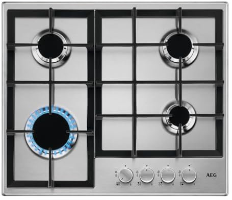 AEG AEG HGE64200SM 949641061 hob Stainless steel Built-in 60 cm Gas 4 zone(s)
