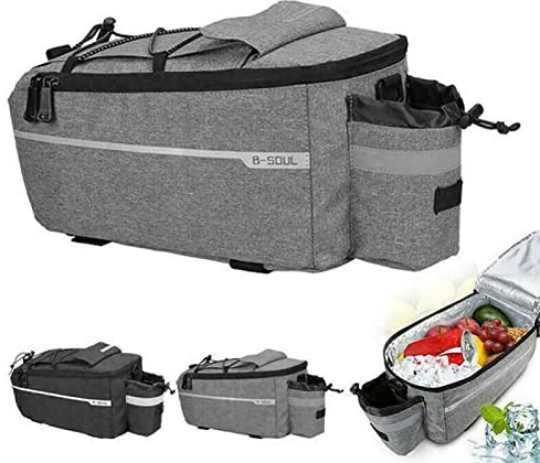 Sonhomay Fahrrad-Aufbewahrungstasche, wasserdicht, Fahrradtasche mit Getränkehalter für Pendler, Reisen, Outdoor, Fahrradzubehör