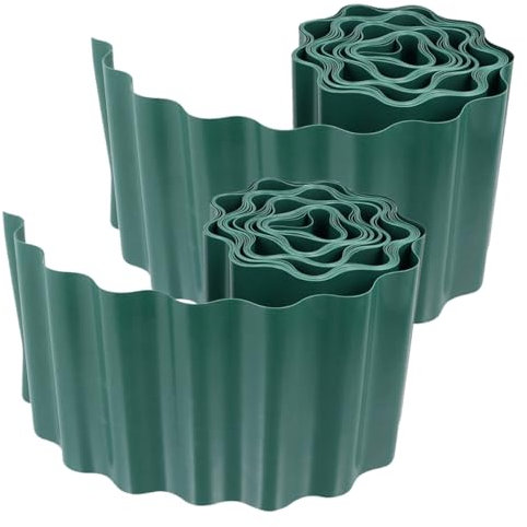 YARNOW 2 Rouleaux Jardinage Pelouse Garde- Parterre De Fleurs Panneau De Palissade Bordure De Parterre De Fleurs Bordure De Paysage Bordure De Jardin De Cour Bordure