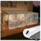 Strapazierfähige, transparente, wasserfeste Plane, 0,35 mm dick, reiß- und kältebeständig, ideal für Balkon, Garten, Terrasse, Pavillon, Hühnerstall, anpassbare Größe (2 x 5,5 m)