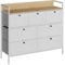 Vicco Kommode Belaro, Kommodenschrank, Weiß, 98 x 85 cm mit 7 Schubladen