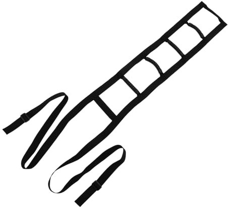 PERSELOSO Bettleiter Strickleiter Aufstehhilfe Senioren Verstellbarer Sitz Zuggurt Mit Gepolsterten Handgriffen Belastbares Nylonband Bettunterstützung Für Ältere Menschen Und Genesung