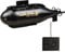HUAJUN Mini Fernbedienung U-Boot Kinder Spielzeug, 6 Kanal RC Boot mit LED Leuchten, 2,4 GHz Wasserdicht RC Rennboot, Kinder Sommer Schwimmbad Kabellose Fernsteuerung Wasser Spielzeug Geschenk