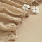 Gezu Spannbettlaken 180x200cm Doppelte Muslin Khaki Taupe Weich 100% Baumwolle Muslin Hypoallergen Thermoregulierend Spannbetttuch Bettlaken 180x200cm Spannbettlaken Sommer für bis 30cm Matraze