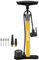 Jsdoin Luftpumpe Fahrrad-Standpumpe mit Manometer,Standluftpumpe, Fahrradpumpe Hochdruck 160 PSI,Luftpumpe für Alle Ventile (Gelb)