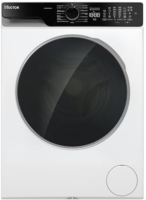 Moctor Waschmaschine WM9008AW, 8 kg, Smarte Bedienung mit WI-FI, Moctor App, Mikrofaserfilter, Dampfunktion, Aquastop, Weiß