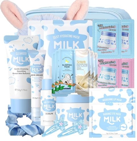 Milk Beauty Geschenksets für Teenager-Mädchen - Milchhautpflege-Sets & Kits - Gesichtssets für Frauen