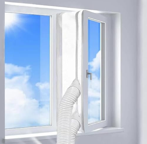Klimaanlage Fensterabdichtung, 300CM Fensterabdichtung für Mobile Klimageräte, Wasserdichter Fenster Klimaanlage Abdichtung, Dachfenster Hot Air Stop für Fenster, Flügelfenster, Dachfenster (500cm)
