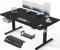 Devoko Höhenverstellbarer Schreibtisch Elektrischer, 160x80cm, Schreibtisch mit Schubladen, USB-A Ladeanschluss, Computertisch mit Kabel Management Tray, Standing Desk mit 3 Memory Funktion Schwarz