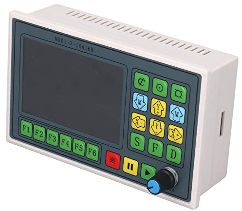 MasYosh CNC Motion Controller, 3 Achsen Servo Stepper Motor Driver Offline Controller mit LCD-Display und USB-Schnitts Telle, für Motion Control DC12-24V