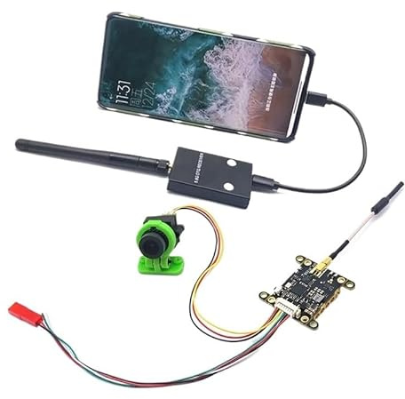 SONGOZD Zur Verwendung mit UVC Video Downlink OTG VR Android für Sender für CMOS1000TVL Kamera für RC(New FPV Set 1)