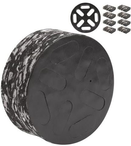 WeCooper Silencieux d'isolation acoustique pour tuyaux d'aération ronds 125 | Éponge en mousse recyclée, réduit le bruit, ajuste le flux d'air, ignifuge, pour les conduits d'aération ronds de la maison