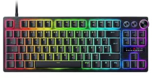 Razer Huntsman V3 Pro Low-Profile TKL 8KHz - Analoge optische E-Sport-Tastatur mit Low-Profile Analog Optical Switches - Snap Flex - Snap Tap - 8.000 Hz HyperPolling | QWERTZ DE Layout
