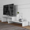 Symbiosis Cliff Mobile TV Allungabile Bianco 125/235x38x20/40 cm