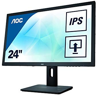 AOC I2475PXQU 23.8-Inch 1920 x 1080 IPS LED Monitor - Black (Renewed)