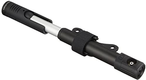 Crankbrothers KLIC HP Pumpe und CO2 Mundstück Midnight Edition Erwachsene, Unisex, Schwarz, Einheitsgröße