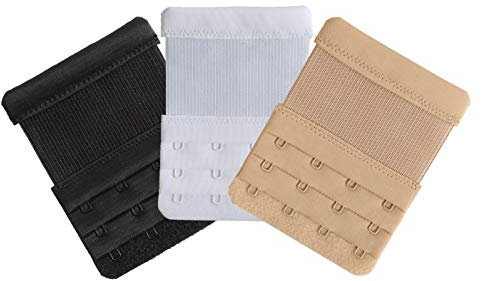 AniKigu Estensioni reggiseno 4 Gancio Donna Bra Extenders Morbido Elastico Estensione del reggiseno Cinghia