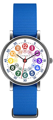Cander Berlin MNA 1030 J Kinderarmbanduhr Kinderuhr Armbanduhr Jungen Uhr 12-/24-Stunden