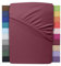 Winter Spannbettlaken | Farbenfrohes Thermo Fleece | Spannbetttuch, Bettlaken in vielen Größen und Farben (90 x 190 cm - 100 x 200 cm, Bordeaux/Weinrot)