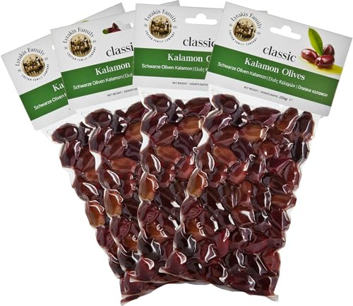 Lyrakis Family Griechische Swarche Kalamata Oliven mit Stein 1kg