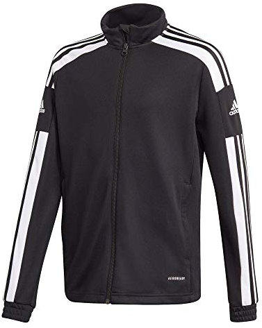 adidas Unisex Kinder Squadra 21 Training Jacket, Black / White, 11-12 Years