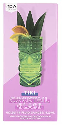NPW - Verre à cocktail USA Happy Hour Tiki vert