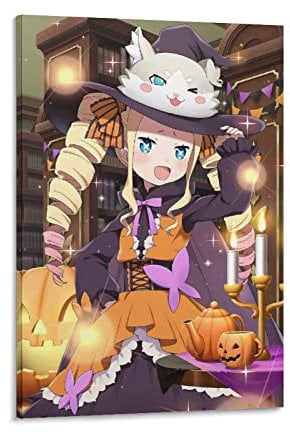 Re Zero Anime Poster Pack Beatrice Poster Dekorative Malerei Leinwand Wandkunst Wohnzimmer Poster Schlafzimmer Gemälde 50 x 75 cm