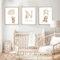 3 Kundengerecht Baby Name Tier Bilders Safari Löwe Elefant Pflanze Poster Kinderzimmer Babyzimmer Dekoration Kunstdrucke Segeltuch Kinder DIN A3 kein Rahmen
