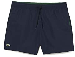 Lacoste Mens Taff Swim Shorts Navy L