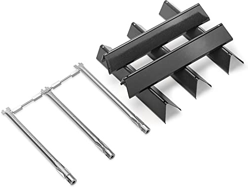 Spirit E310 Parts 7636 Flavorizer Bars 69787 Grillbrenner für Weber Spirit und Spirit II 300 Serie E310 E320 E330 S310 S320 S330 mit Frontsteuerung, 38,9 cm Heizplatte 45,7 cm Brenner für Weber Spirit