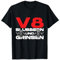 V8 Auto Tuning Hubraum Werkstatt Blubbern und Grinsen T-Shirt