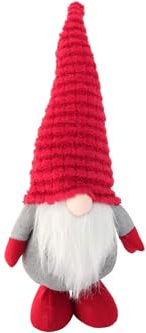 X-Mas Weihnachts Wichtel Mann stehend 55 cm mit roter Zipfelmütze