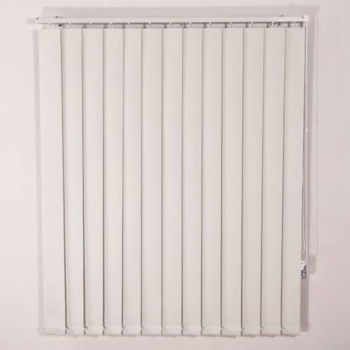 NIANXINN Vertikaljalousien Lamellen,Lamellenvorhang,Vertikale Jalousien für Innen,Lichtfilternde/Wärmeisolierende,Streifenvorhang Für Türen Fenster,Anpassbare,Breite x Höhe (90 x 260cm)