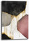 Quadro Moderno Verticale Rosa Nero Grigio Astratto Oro Quadri moderni Soggiorno da Parete Stampa su tela Canvas Decorazione Murale muro Arredo Camera da letto Cucina (1, 30x40 cm)
