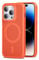 Dqtaoply for iPhone 14 Pro Max Case, Slim Shockproof Protection with Magnetic case Breathable Heat dissipation Phone Cover for iPhone 14 Pro Max - Orange