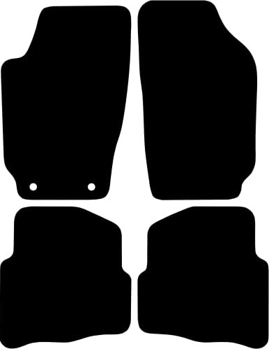 Kovvar Fußmatten passend für Skoda Fabia 1999-2007 Passend zur Ausführung: 1 | Kompakt/Combi/Limousine | Qualität: Basic