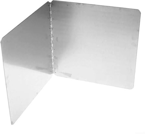 Küchenrückwand aus gehärtetem Glas - Hitzebeständiger Spritzschutz Küche Öl Spritzschutz Wand Spritzschutz für Spritzer auf 2 Seiten (30 * 40cm)